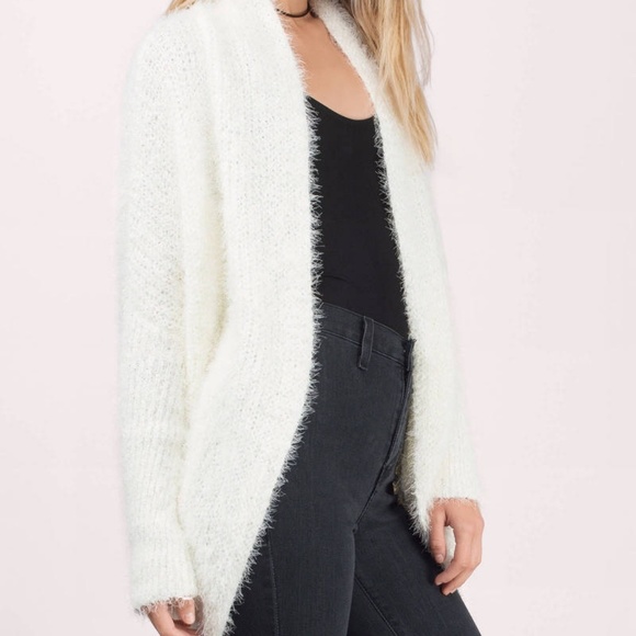 Tobi | Sweaters | Tobi White Fuzzy 